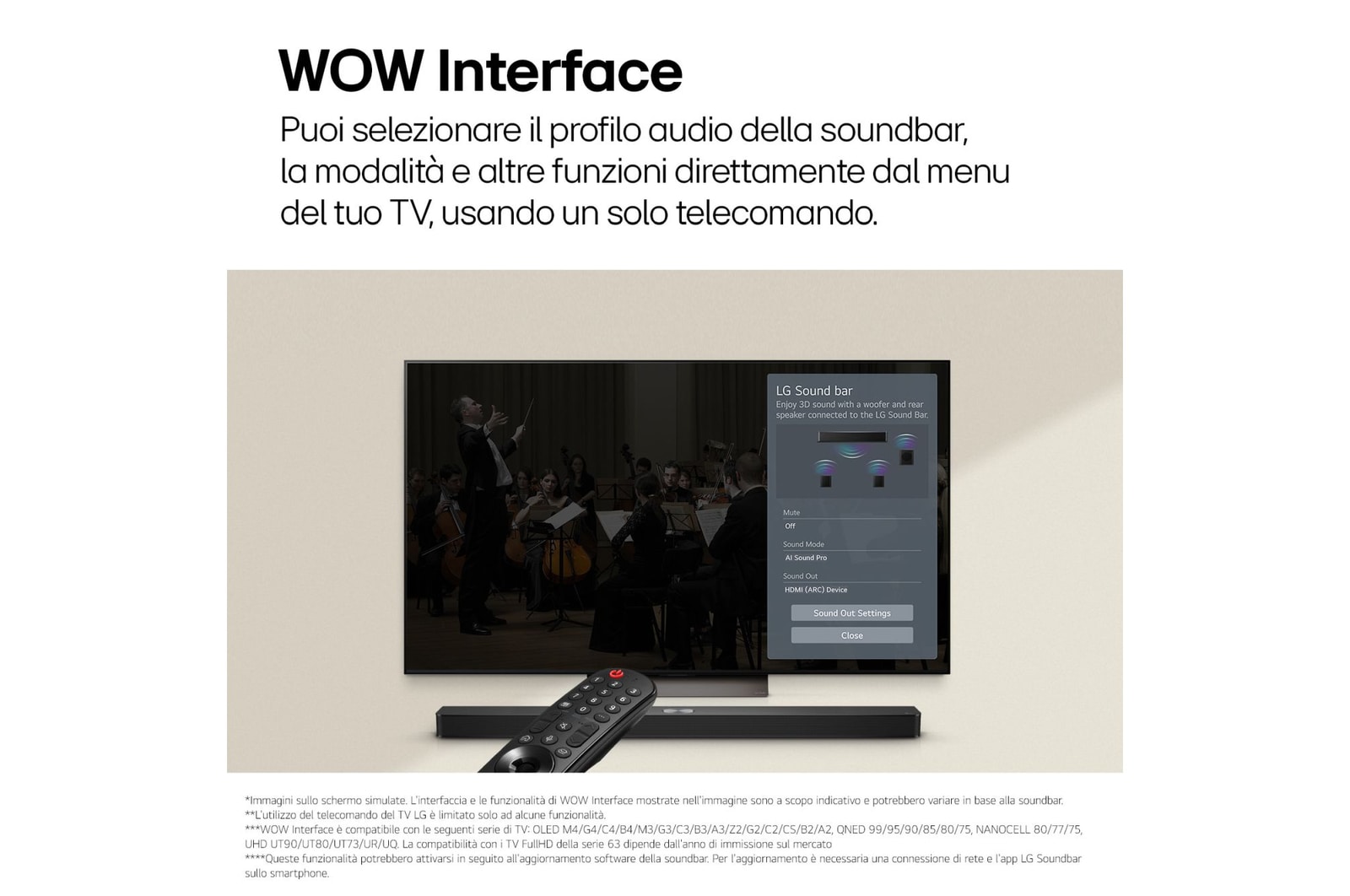 Caratteristica WOW Interface